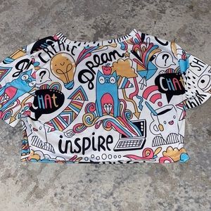 Cute and colorful top!! Great Material!!